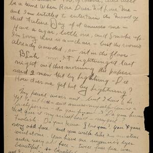 a page of handwritten text