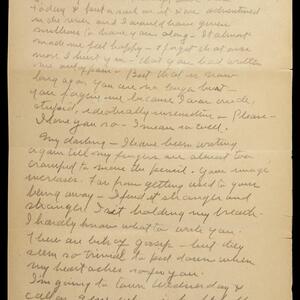 a page of handwritten text