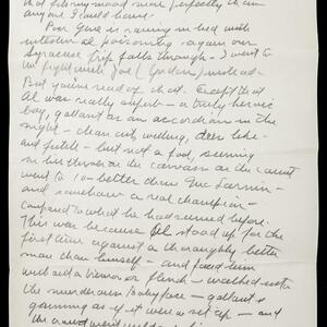 a page of handwritten text