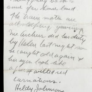 a page of handwritten text