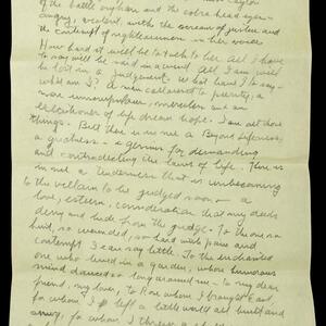 a page of handwritten text