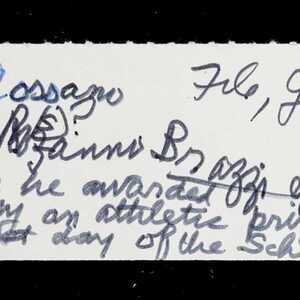 a page of handwritten text