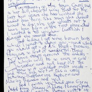 a page of handwritten text