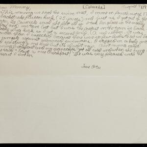 a page of handwritten text