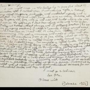 a page of handwritten text