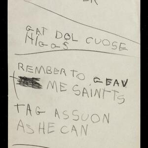 a page of handwritten text