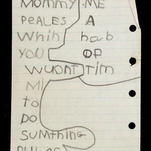 a page of handwritten text