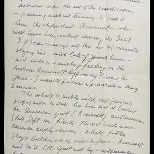 a page of handwritten text