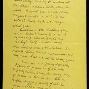 a page of handwritten text