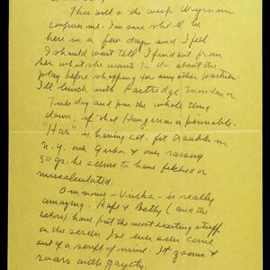 a page of handwritten text
