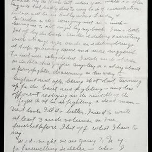 a page of handwritten text