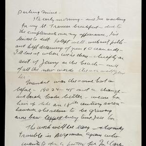 a page of handwritten text