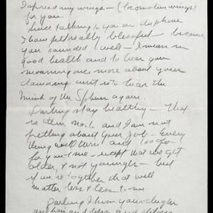 a page of handwritten text