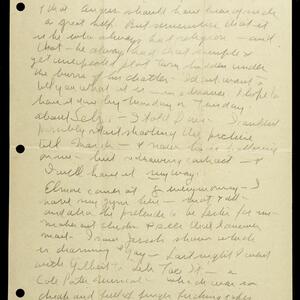 a page of handwritten text