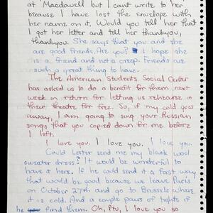 a page of handwritten text