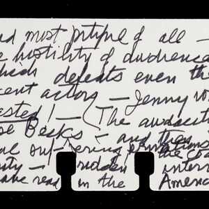 a page of handwritten text