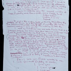 a page of handwritten text