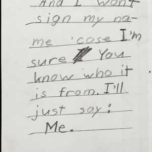 a page of handwritten text