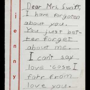 a page of handwritten text