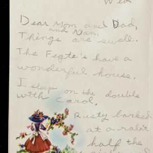 a page of handwritten text