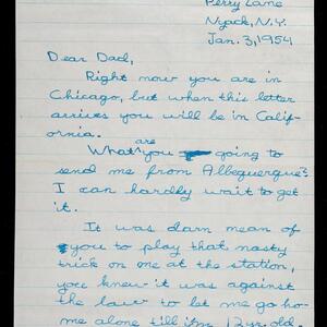 a page of handwritten text