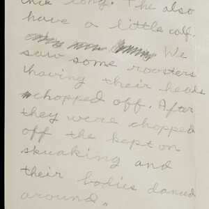 a page of handwritten text