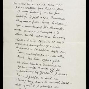 a page of handwritten text