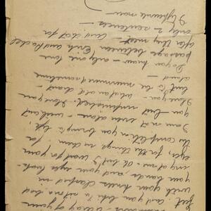 a page of handwritten text