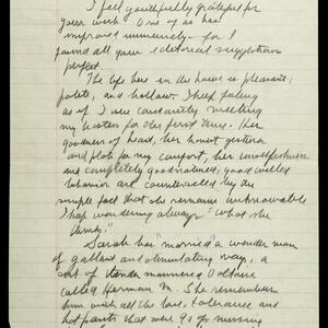 a page of handwritten text