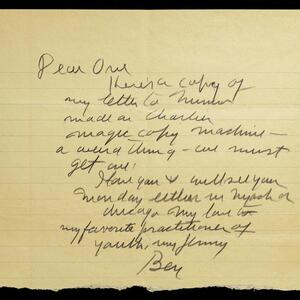 a page of handwritten text
