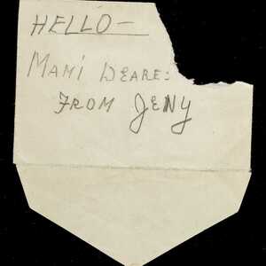 a page of handwritten text