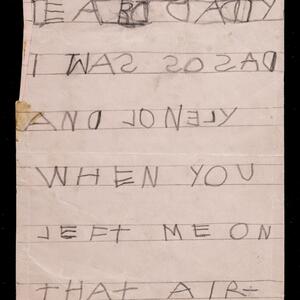 a page of handwritten text