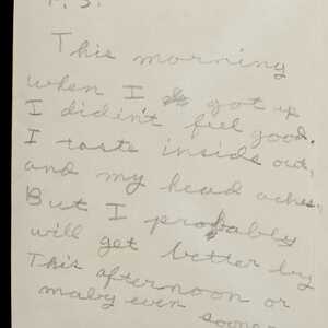 a page of handwritten text