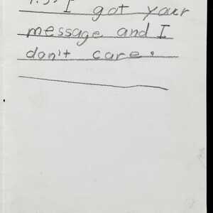 a page of handwritten text