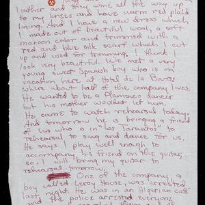 a page of handwritten text