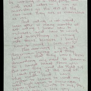 a page of handwritten text