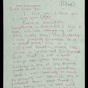 a page of handwritten text