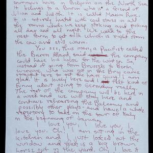 a page of handwritten text