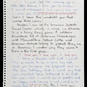 a page of handwritten text