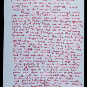 a page of handwritten text