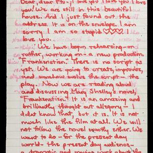 a page of handwritten text