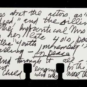 a page of handwritten text