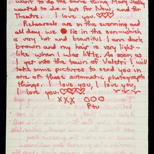 a page of handwritten text