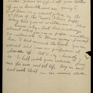 a page of handwritten text
