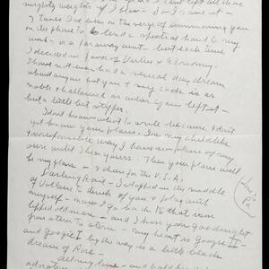 a page of handwritten text