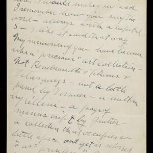 a page of handwritten text