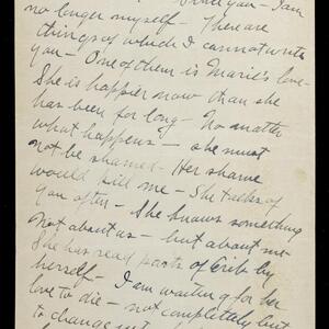 a page of handwritten text