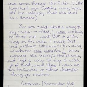 a page of handwritten text