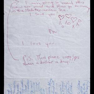 a page of handwritten text