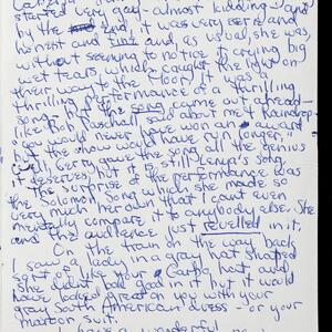 a page of handwritten text